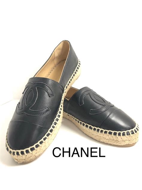 chanel espadrilles no serial number|Chanel shoes real.